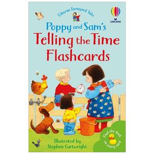 poppy and sam's telling the time flashcards