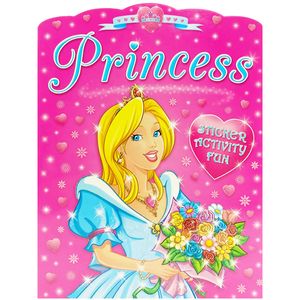 princess sticker activity  book 3