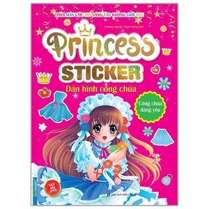 princess sticker - dán hình công chúa - công chúa đáng yêu