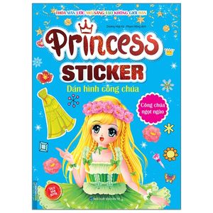 princess sticker - dán hình công chúa - công chúa ngọt ngào