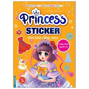 princess sticker - dán hình công chúa - công chúa quyến rũ