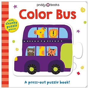 puzzle and play: color bus: a press-out puzzle book!