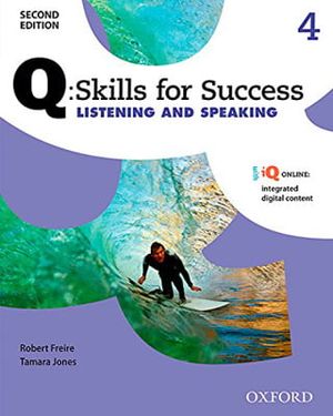 q 2nd edition: level 4 listening and speaking students book pack