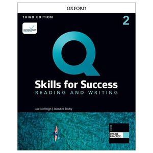 q: skills for success: level 2: reading and writing student book with iq online practice - 3rd edition