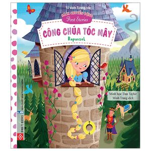 sách chuyển động - first stories - công chúa tóc mây - rapunzel - bìa cứng