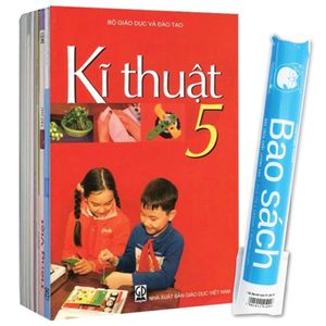 sách giáo khoa bộ lớp 5 - sách bài học (bộ 9 cuốn) (2023) + bao sách tp