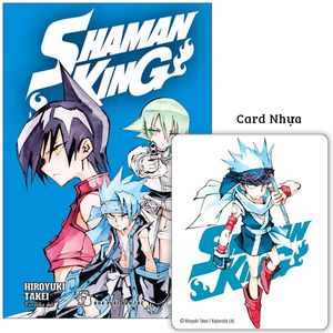 shaman king - tập 21 - bìa đôi + card nhựa