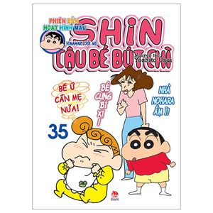 shin - cậu bé bút chì - phiên bản hoạt hình màu - tập 35: himawari dỗi mẹ (tái bản 2023)