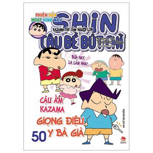 shin - cậu bé bút chì - phiên bản hoạt hình màu - tập 50: kazama tập làm người lớn (tái bản 2023)