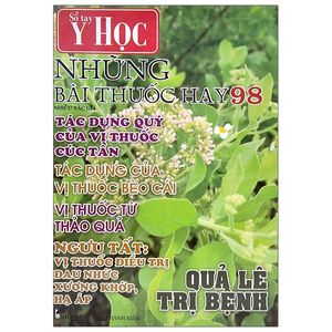 sổ tay y học - những bài thuốc hay 98