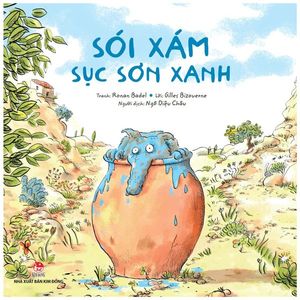 sói xám sục sơn xanh