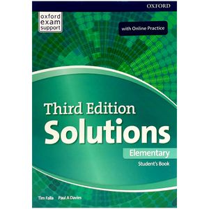 solutions 3th edition: elementary: student's book and online practice pack