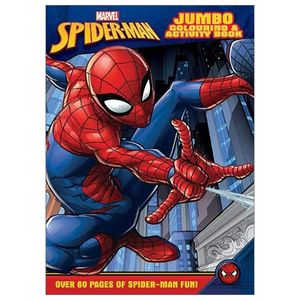 spider-man: jumbo colouring and activity book (jumbo colouring marvel)