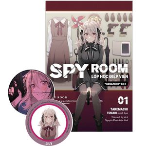 spy room - lớp học điệp viên - tập 1: hanazono lily - tặng kèm bookmark tròn