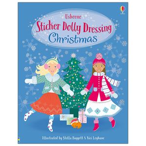 sticker dolly dressing christmas