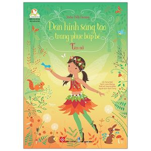 sticker dolly dressing - dán hình sáng tạo trang phục búp bê - tiên nữ