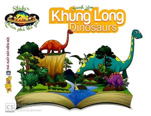 sticker khám phá thế giới - khủng long - dinosaurs