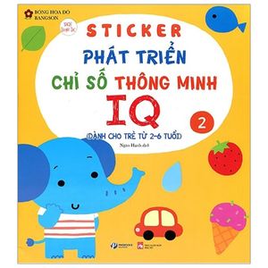 sticker phát triển chỉ số thông minh iq - tập 2