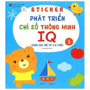 sticker phát triển chỉ số thông minh iq - tập 3