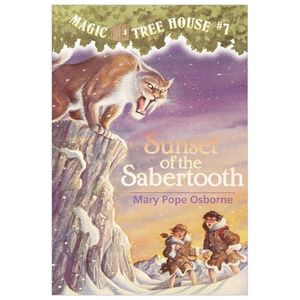 sunset of the sabertooth (magic tree house, no. 7)