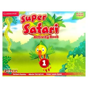 super safari level 1 activity book - fahasa reprint