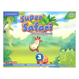 super safari level 3 activity book - fahasa reprint