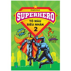 superhero - tô màu siêu nhân 2