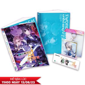 sword art online 25: unital ring iv - bản đặc biệt - tặng kèm bookmark pvc + mini-shikishi keyholder