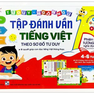 tập đánh vần tiếng việt theo sơ đồ tư duy (4-6 tuổi) - phiên bản tương tác (tái bản 2023)