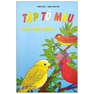 tập tô màu - các loài chim