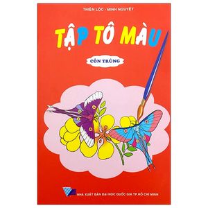 tập tô màu - côn trùng