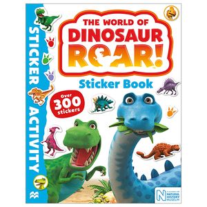 the world of dinosaur roar! sticker book