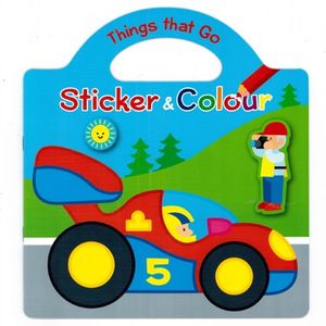 things that go sticker & colour: cars