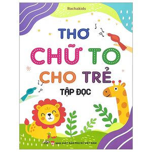 thơ chữ to cho trẻ tập đọc