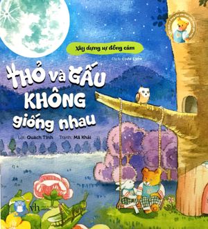 thỏ và gấu không giống nhau