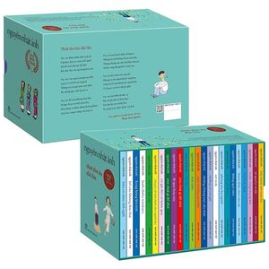 thời thơ ấu dài lâu - nguyễn nhật ánh - boxset xanh ngọt ngào (bộ 24 cuốn) - tặng kèm giấy note hình chữ nhật