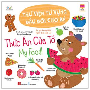 thư viện từ vựng đầu đời cho bé - thức ăn của tớ - my food!