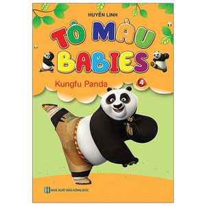 tô màu babies 4 - kungfu panda