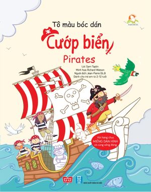 tô màu bóc dán - cướp biển - pirates