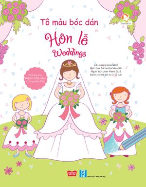 tô màu bóc dán - hôn lễ - weddings