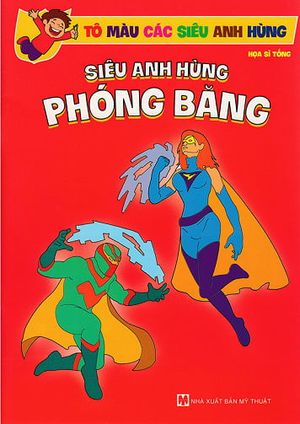 tô màu các siêu anh hùng - siêu anh hùng phóng băng