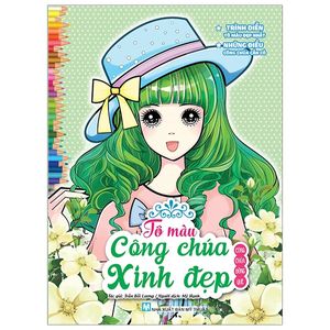 tô màu công chúa xinh đẹp - công chúa đồng quê