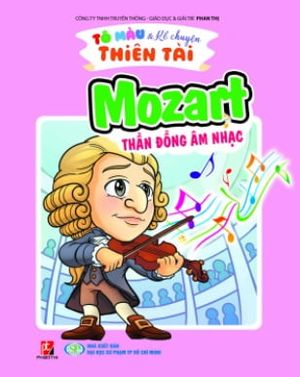 tô màu kể chuyện thiên tài  - mozart thần đồng âm nhạc