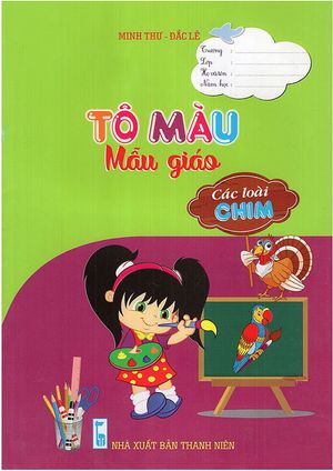 tô màu mẫu giáo - các loài chim