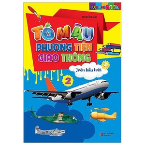 tô màu phương tiện giao thông 2: trên bầu trời