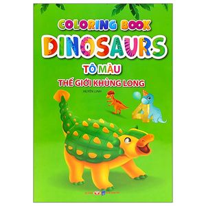 tô màu thế giới khủng long dinosaurs 4