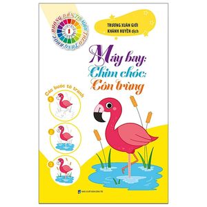 tô màu theo từng bước - máy bay, chim chóc, côn trùng 1