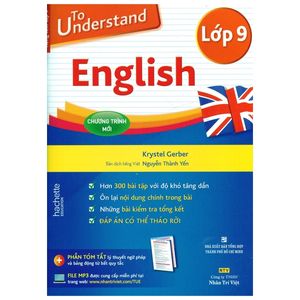 to understand english - lớp 9 (kèm cd)