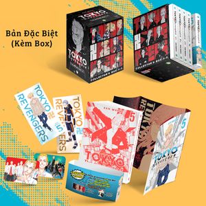 tokyo revengers - tập 5 - bản đặc biệt - bìa 2 mặt - tặng kèm 2 card ivory in 2 mặt + art màu ngoài sách (bản kèm box)