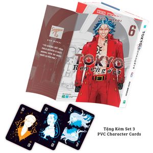 tokyo revengers - tập 6 - bản đặc biệt - tặng kèm set 3 pvc character cards